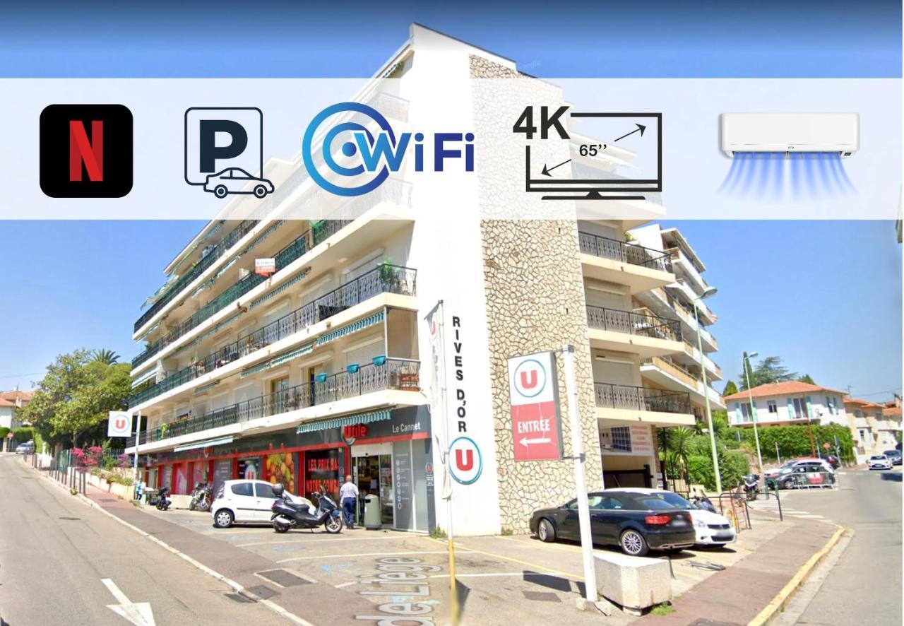 Magnifique Appartement Le Cannet,Cannes, Parking, Wifi ภายนอก รูปภาพ