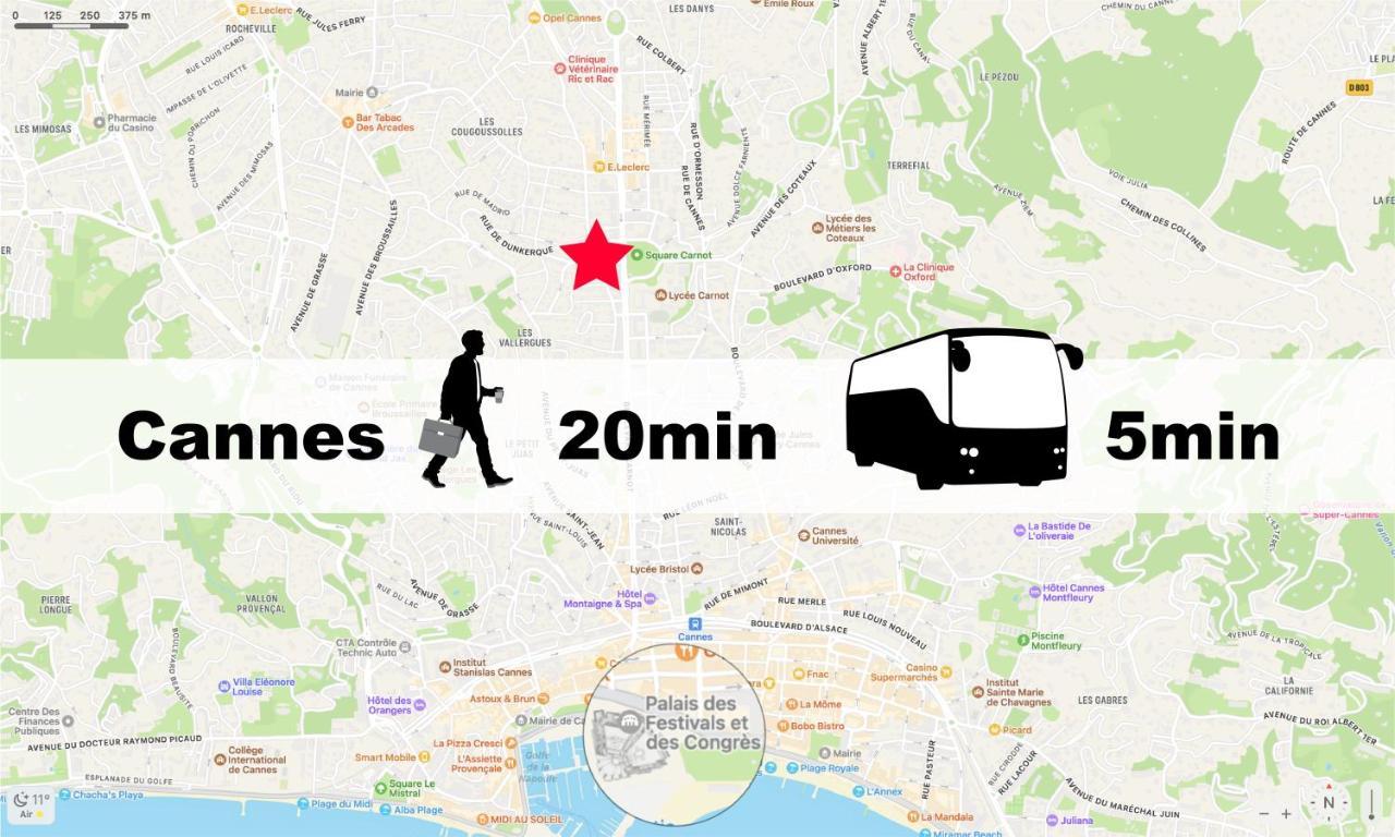 Magnifique Appartement Le Cannet,Cannes, Parking, Wifi ภายนอก รูปภาพ